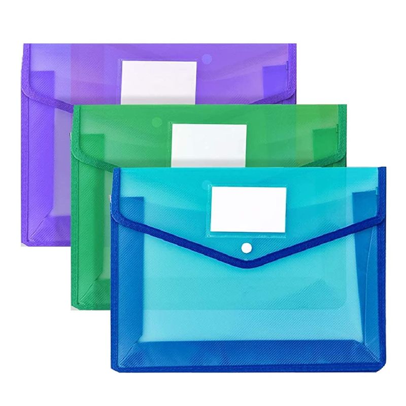 A4 Plastic Document Wallet 3 Pack – Southern Office